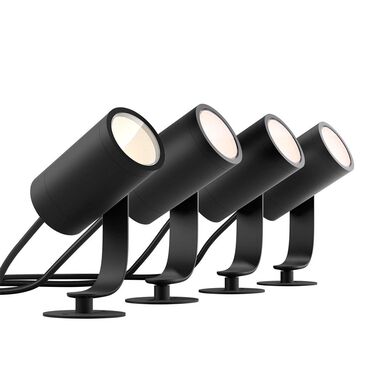 Philips Hue Lily Outdoor Spotlight (3 Pack) + Extension Kit, , large