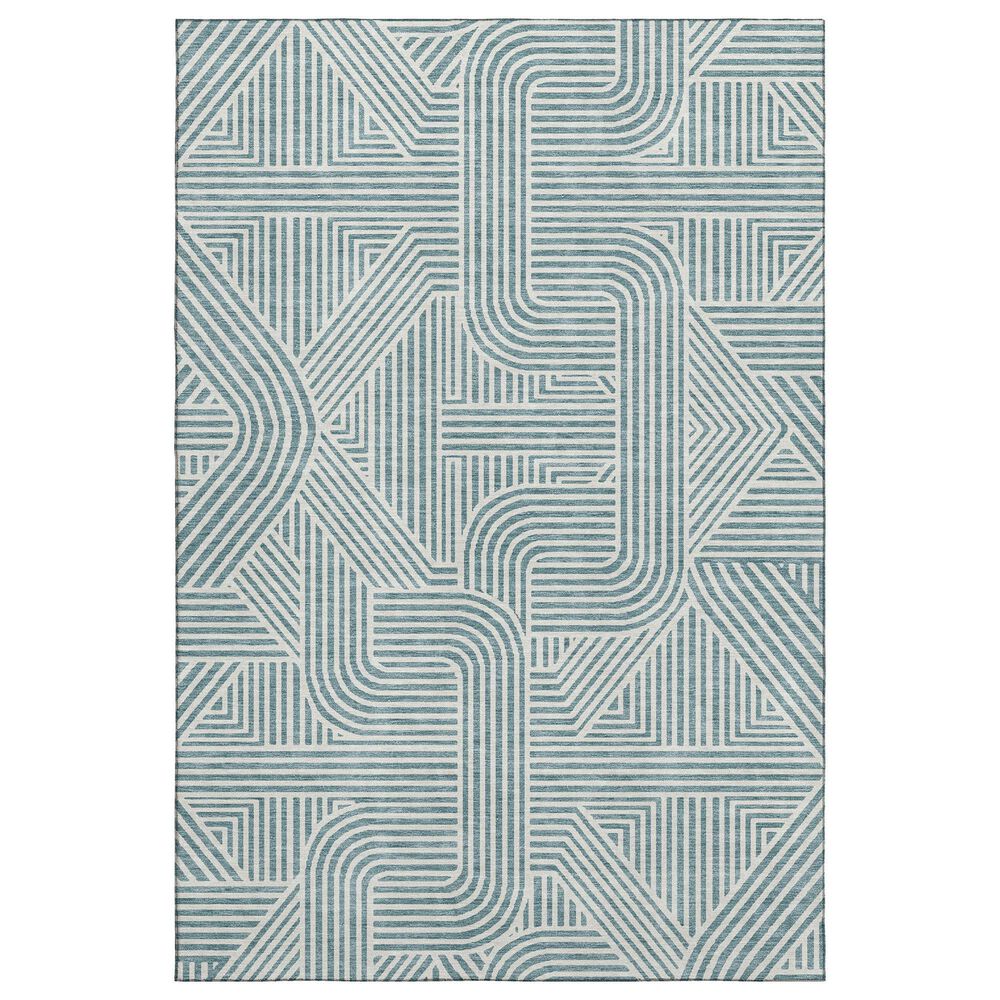 Dalyn Rug Company The Reserve TR14 Teal 10" x 14" Indoor/Outdoor Area Rug, , large