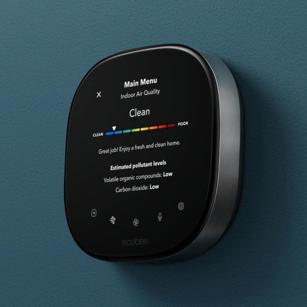 Ecobee Smart Thermostat Premium with SmartSensor in Black, , large