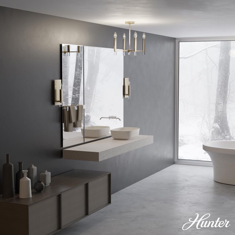 Hunter Sunjai 4-Light Pendant in Alturas Gold, , large