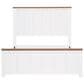 Legacy Classic Dutton Full Platform Bed in Natural White and Toasted Coconut, , large