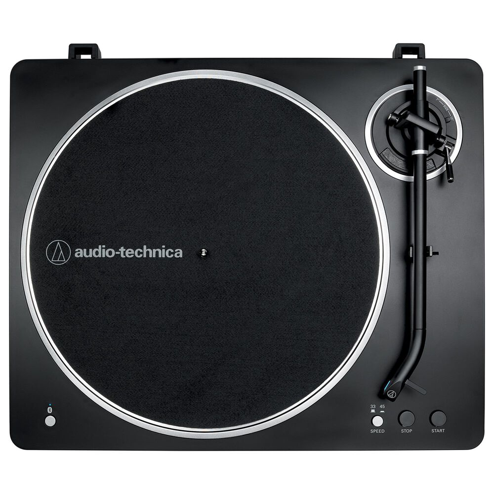 Audio-Technica Fully Automatic Wireless Belt-Drive Turntable in Black and Silver, , large