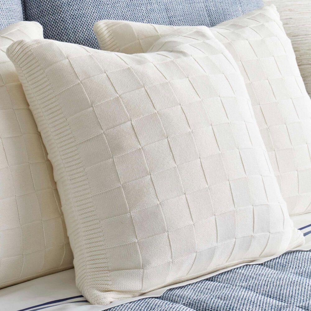 Ann Gish Cesta 20" x 20" Throw Pillow in White, , large