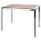 Lumisource Fuji Counter Table in Walnut/Stainless Steel, , large