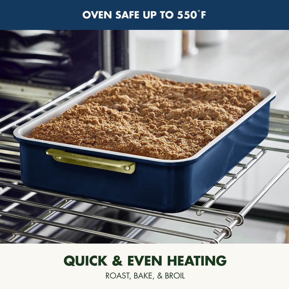 Green Pan Reserve Bakeware 13" x 9" Cake Pan in Oxford Blue, , large