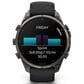 Garmin fenix 9 Pro Smartwatch 47mm Carbon Gray DLC Titanium with Black and Pebble Gray Silicone Band, , large