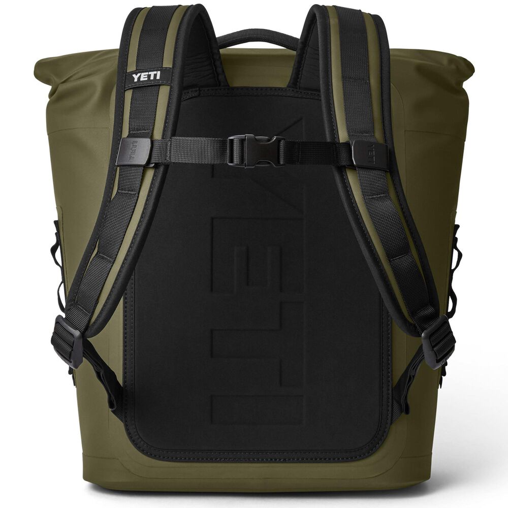 YETI Hopper M12 Backpack Soft Cooler in Olive and Black, , large