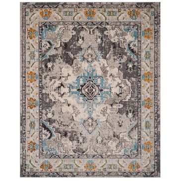 Safavieh Monaco MNC243G-1218 12" x 18" Grey/Light Blue Area Rug, , large