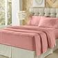 J. Queen New York Royal Fit 4-Piece Full Sheet Set in Rose, , large
