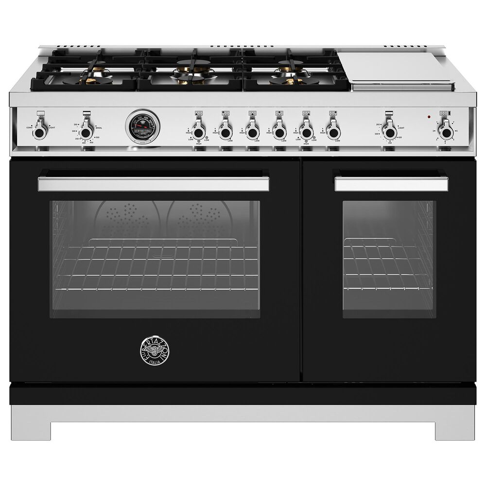 Bertazzoni Professional 7.1 Cu. Ft. Freestanding All-Gas Range in Nero, , large