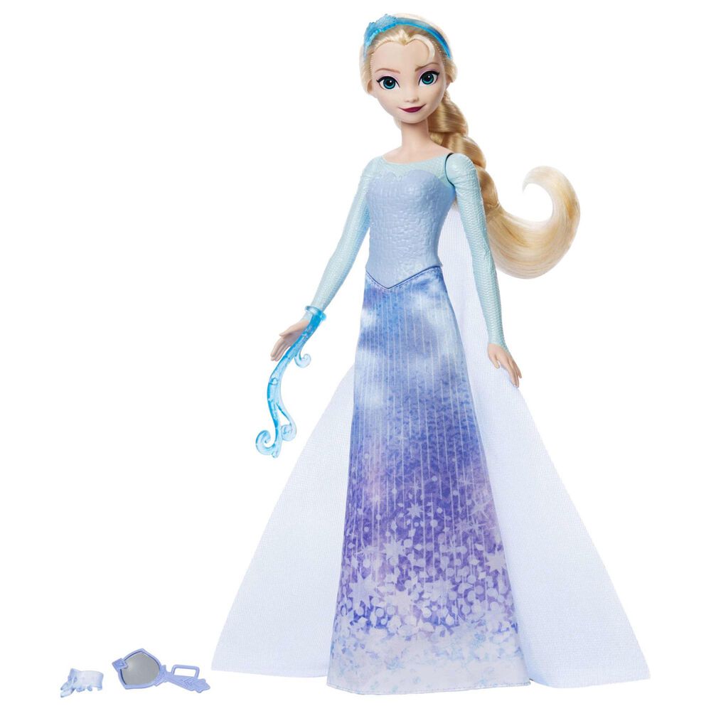 Mattel Frozen Spin and Reveal Elsa Fashion Doll with Accessories in Multicolor, , large