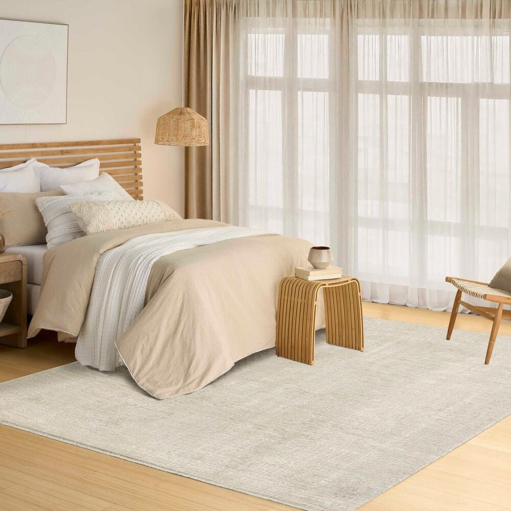 Nourison Madison Square Ivory and Beige 7'10" x 10'2" Area Rug, , large