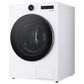 LG 7.8 Cu. Ft. Mega Capacity Smart Front Load Dryer with Dual Inverter Heat Pump in White, , large