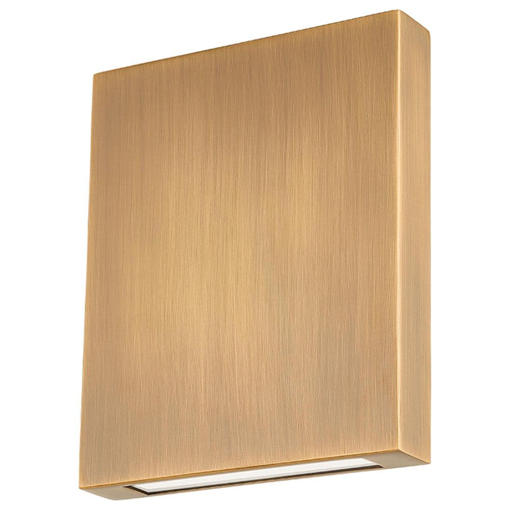 Troy Lighting Thayne 8" 1-Light Exterior Wall Sconce in Patina Brass, , large