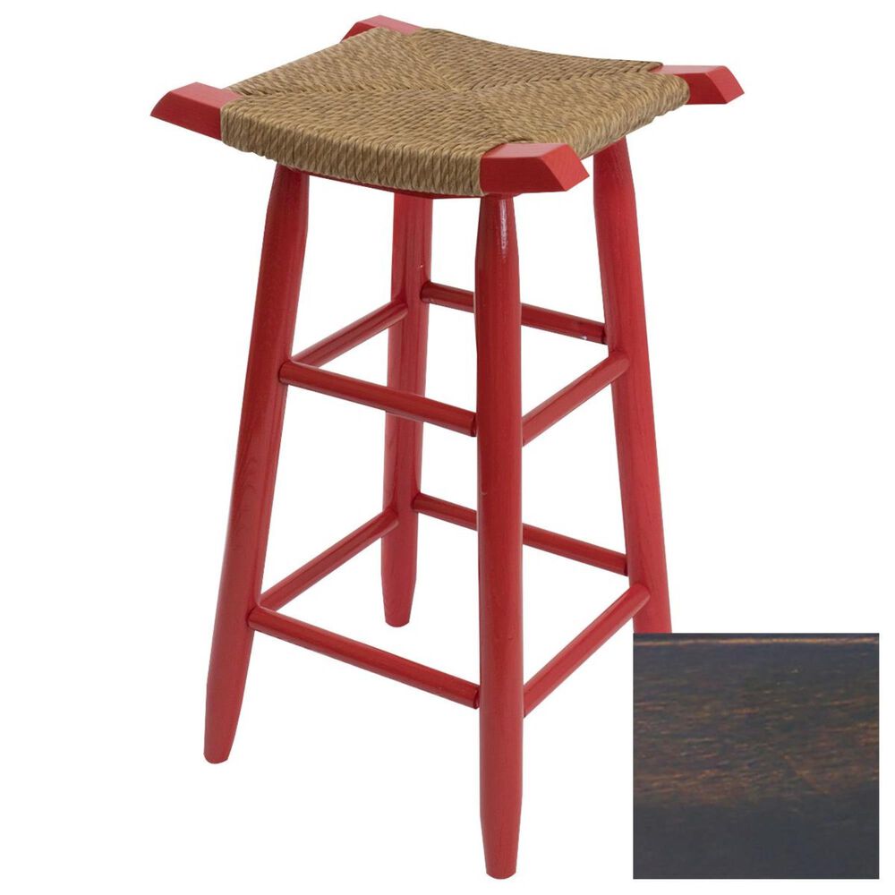 Lakeside Penrose Barstool in Woodleaf Black, , large