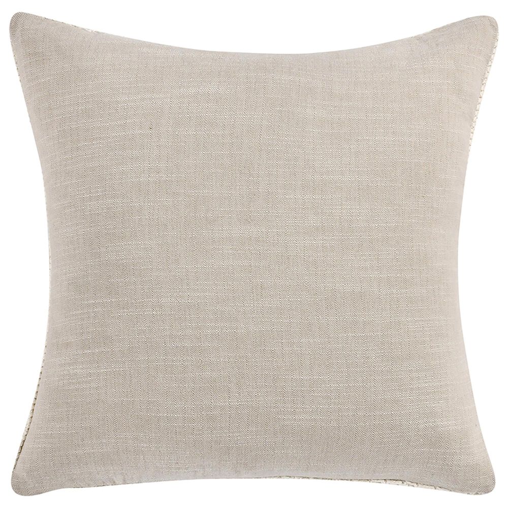 Classic Home Macie 22&quot; Square Throw Pillow in Ivory, , large