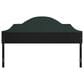 The Monday Company Cynthia Upholstered King Adjustable Headboard with Nickel Nail Heads in Green Velvet, , large
