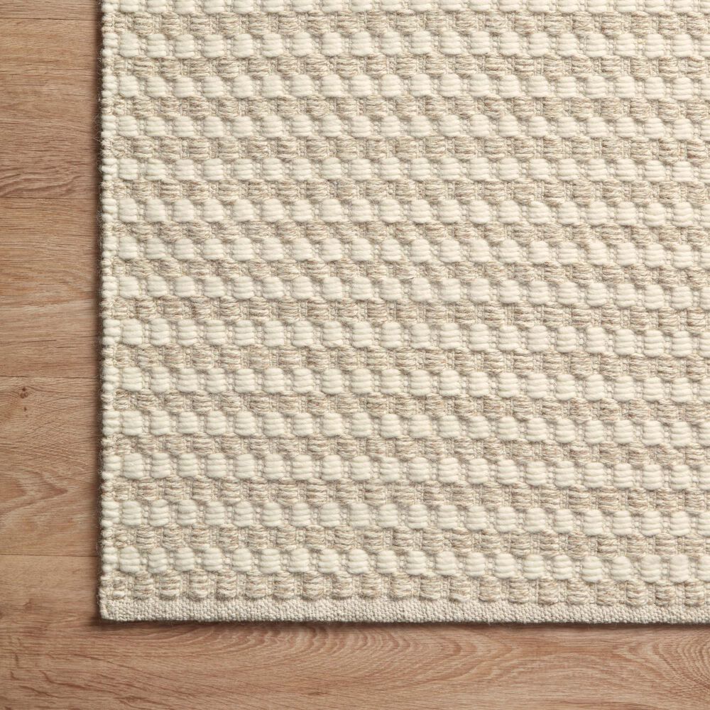 Loloi Ojai 2&#39;3&quot; x 3&#39;9&quot; Ivory and Natural Area Rug, , large