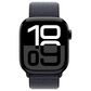 Apple Watch Series 10 GPS 42mm Jet Black Aluminum Case with Ink Sport Loop, , large
