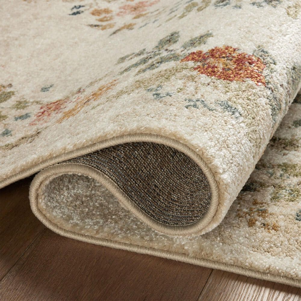 Rifle Paper Co. x Loloi Laurel Strawberry Fields 2&#39;8&quot; x 10&#39; Cream Runner, , large