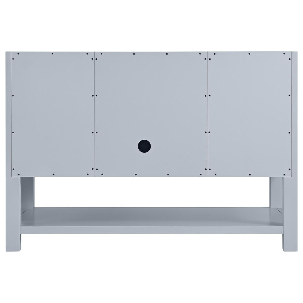 James Martin Vanities Breckenridge 48" Single Bathroom Vanity in Serenity Blue with 3 cm Eternal Jasmine Pearl Silestone Top, Rectangular Sink and FreePower Wireless Charger, , large