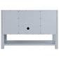 James Martin Vanities Breckenridge 48" Single Bathroom Vanity in Serenity Blue with 3 cm Eternal Jasmine Pearl Silestone Top, Rectangular Sink and FreePower Wireless Charger, , large