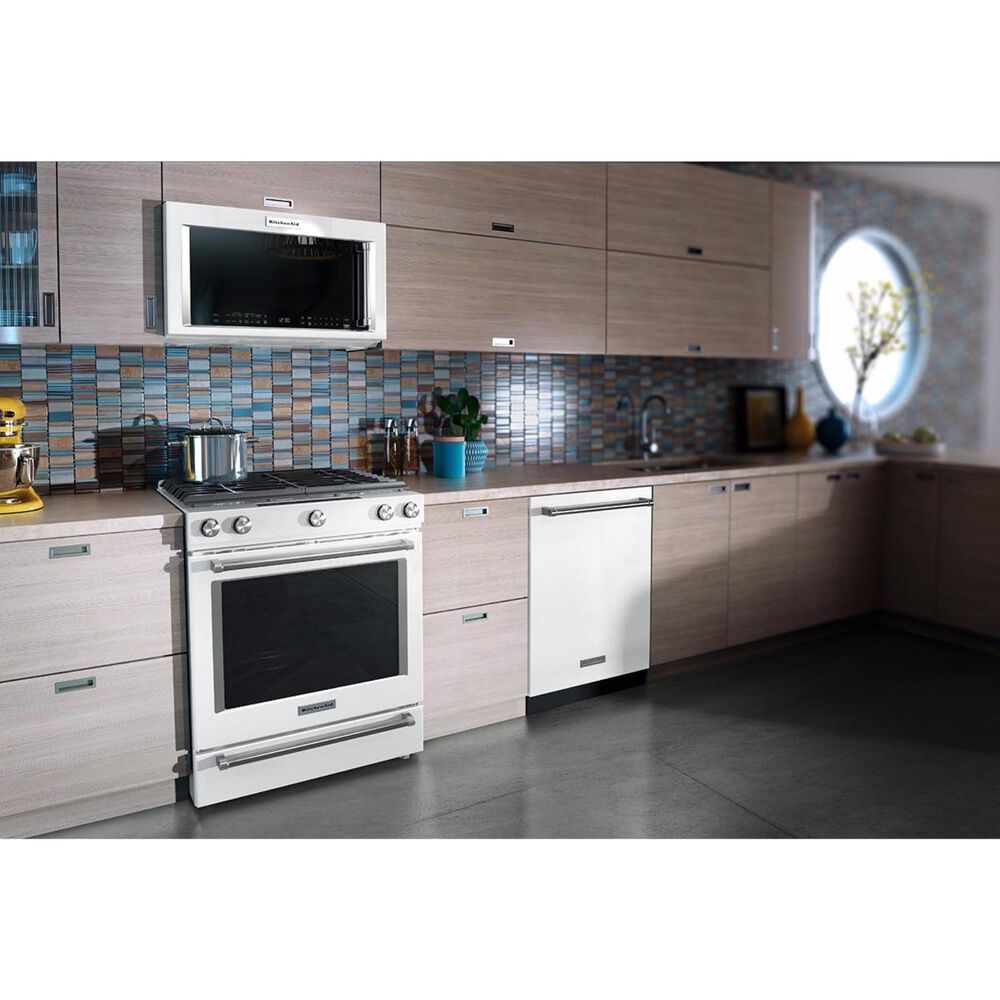 KitchenAid 1.9 Cu. Ft. OvertheRange Microwave in White Nebraska Furniture Mart KitchenAid 1.9 Cu. Ft. OvertheRange Microwave in White Nebraska Furniture Mart