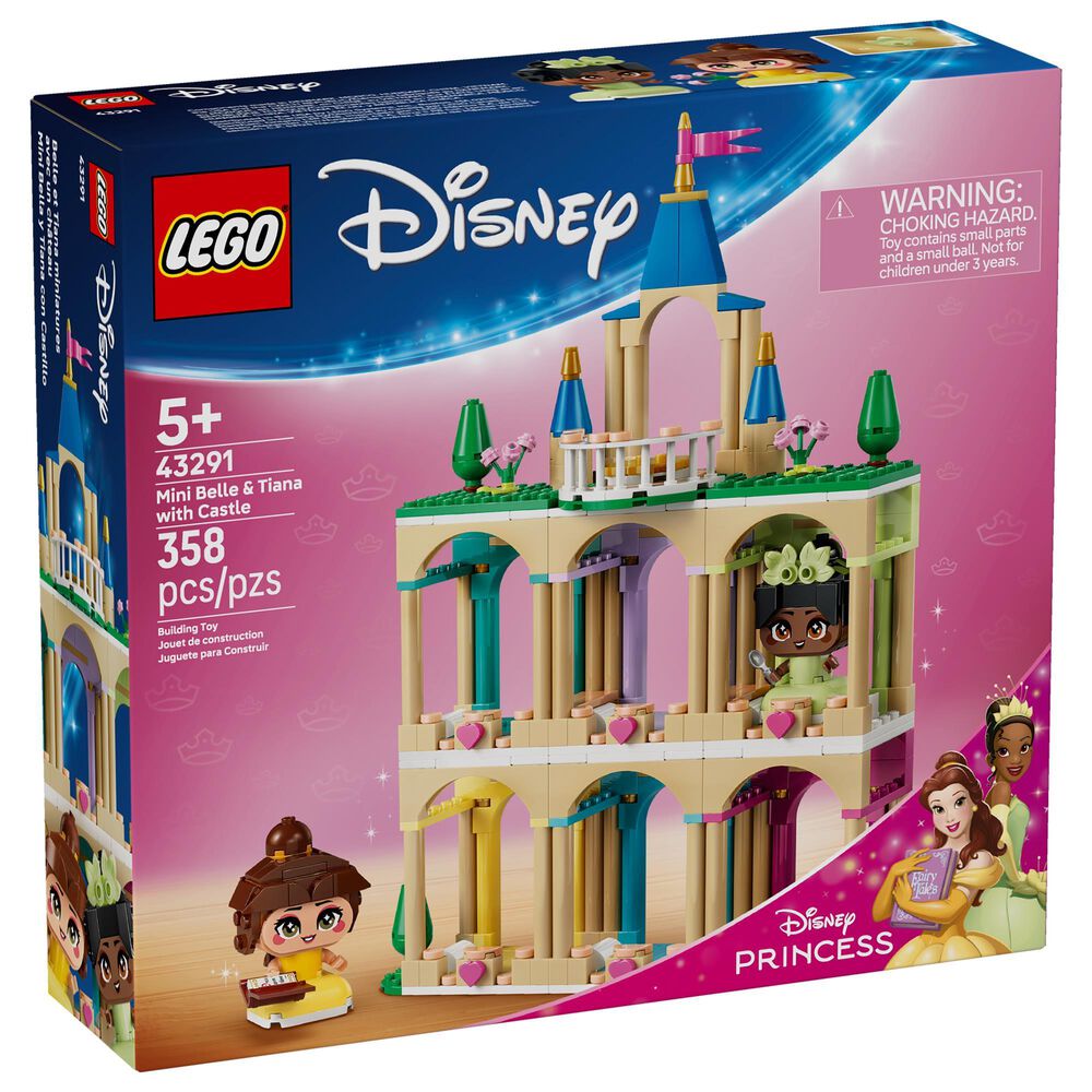 LEGO Disney Mini Belle and Tiana with Castle Building Set, , large