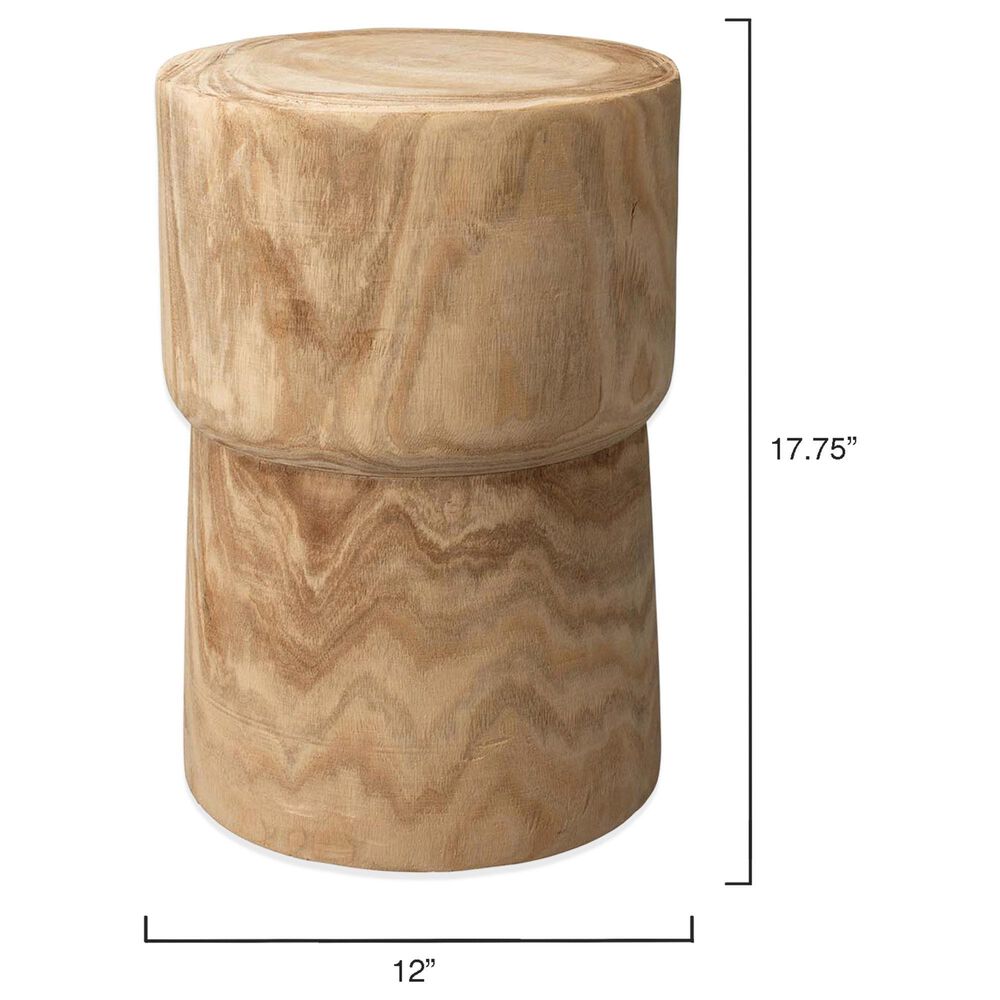 Splendor Living Walden Wood Side Table in Brown, , large