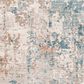Surya Carlisle 2"11" x 7"3" Pale Blue, Dusty Pink, Medium Brown, Cream and Charcoal Runner, , large