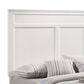 New Heritage Design Andover King Panel Bed in White, , large