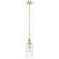 Hunter Gatz 1-Light Mini Pendant in Alturas Gold, , large