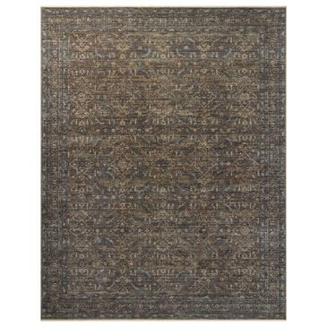 Loloi Heritage 2" x 3" Lagoon and Tobacco Area Rug, , large