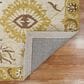 Amer Rugs Romania 9" x 13" Gold Area Rug, , large