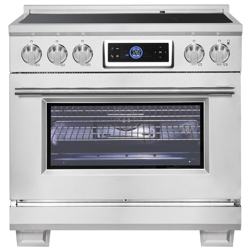 Forno Maximus 36" Induction Range in Stainless Steel, , large