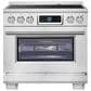 Forno Maximus 36" Induction Range in Stainless Steel, , large