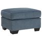 Ashley Cashton Ottoman in Blue, , large