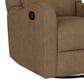 Emerald Home Furnishings Henry Swivel Glider Recliner in Brown, , large