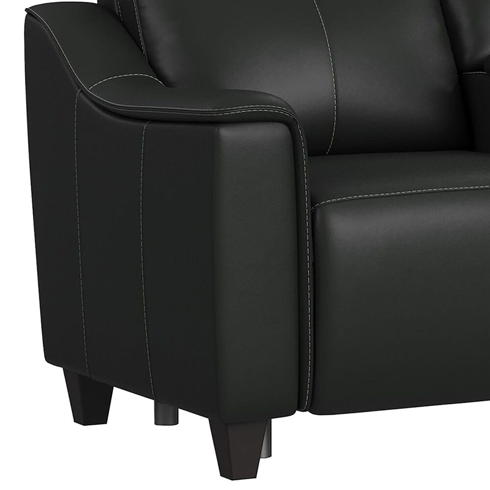 Flexsteel Latitudes Power Reclining Loveseat with Console and Power Headrest in Coal, , large