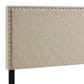 Modway Phoebe Upholstered Fabric Queen Headboard in Beige, , large