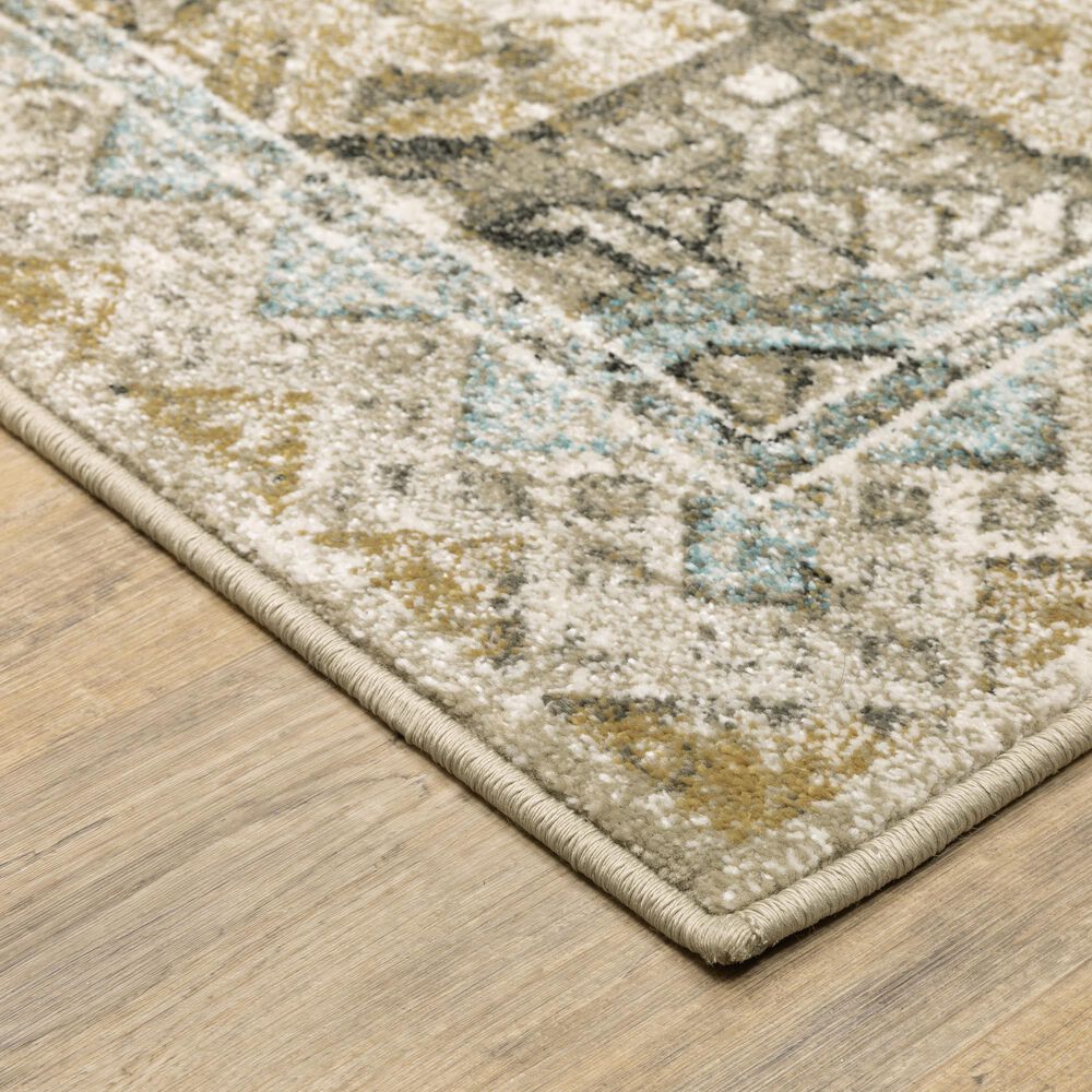 Oriental Weavers Venice Padua 7&#39;10&quot; x 10&#39; Grey and Blue Area Rug, , large