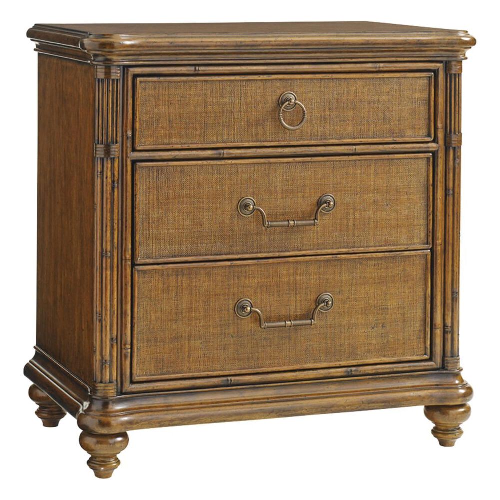 Tommy Bahama Home Bali Hai Sojourn Nightstand in Warm Brown, , large