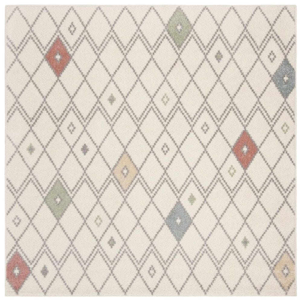 Safavieh Adirondack ADR132C 6" Square Ivory Area Rug, , large