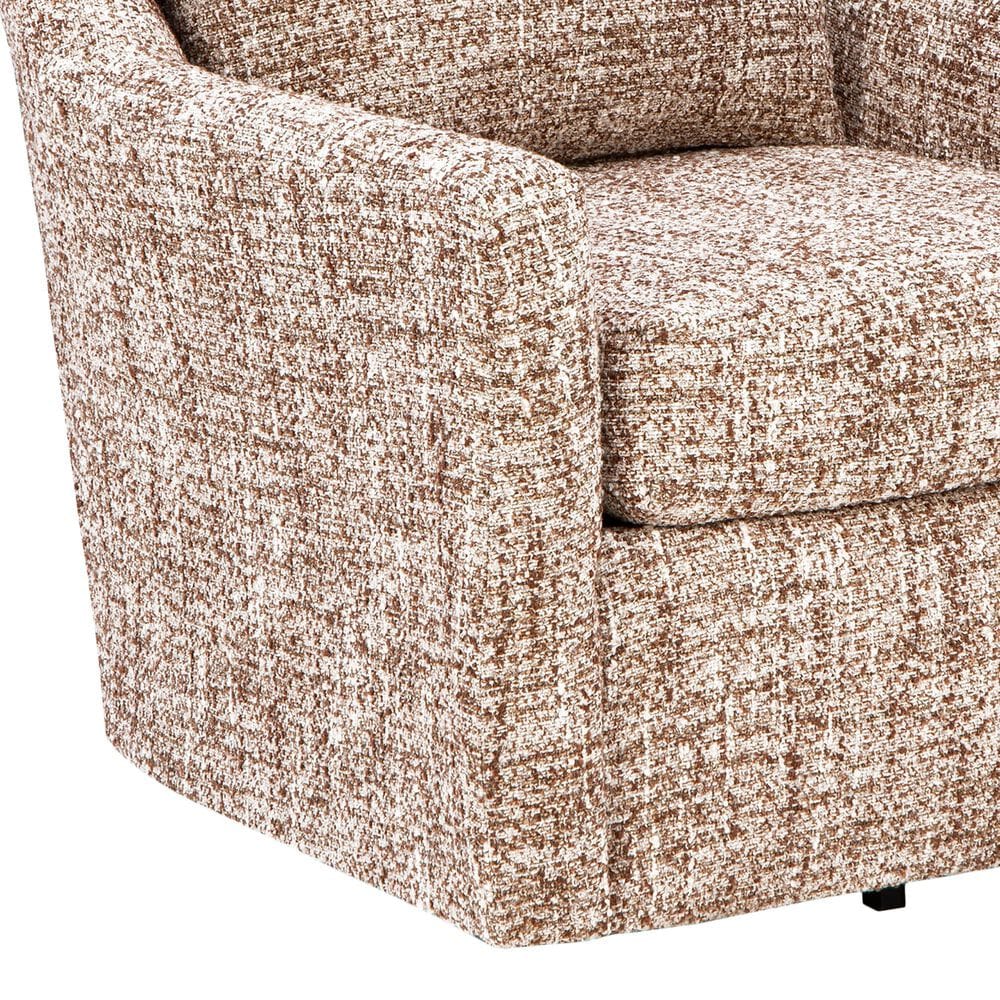 Best Home Furnishings Praslin Swivel Chair in Copper, , large