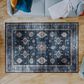 Central Oriental Rugease Velveteen Raquel Navy and Light Blue 7"6" x 9"6" Area Rug, , large