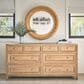 Universal Furniture Weekender 5-Piece King Panel Bedroom Set in Sand Dune and Natural, , large