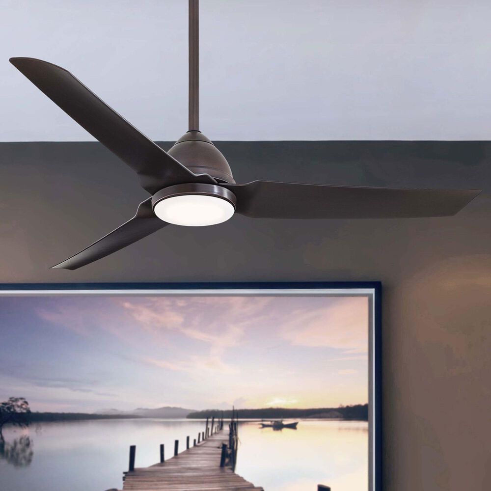 Minka-Aire Java 44" Indoor/Outdoor Ceiling Fan with LED Light in Kocoa, , large