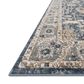 Loloi II Teagan TEA-03 3"4" x 5"7" Denim and Pebble Area Rug, , large