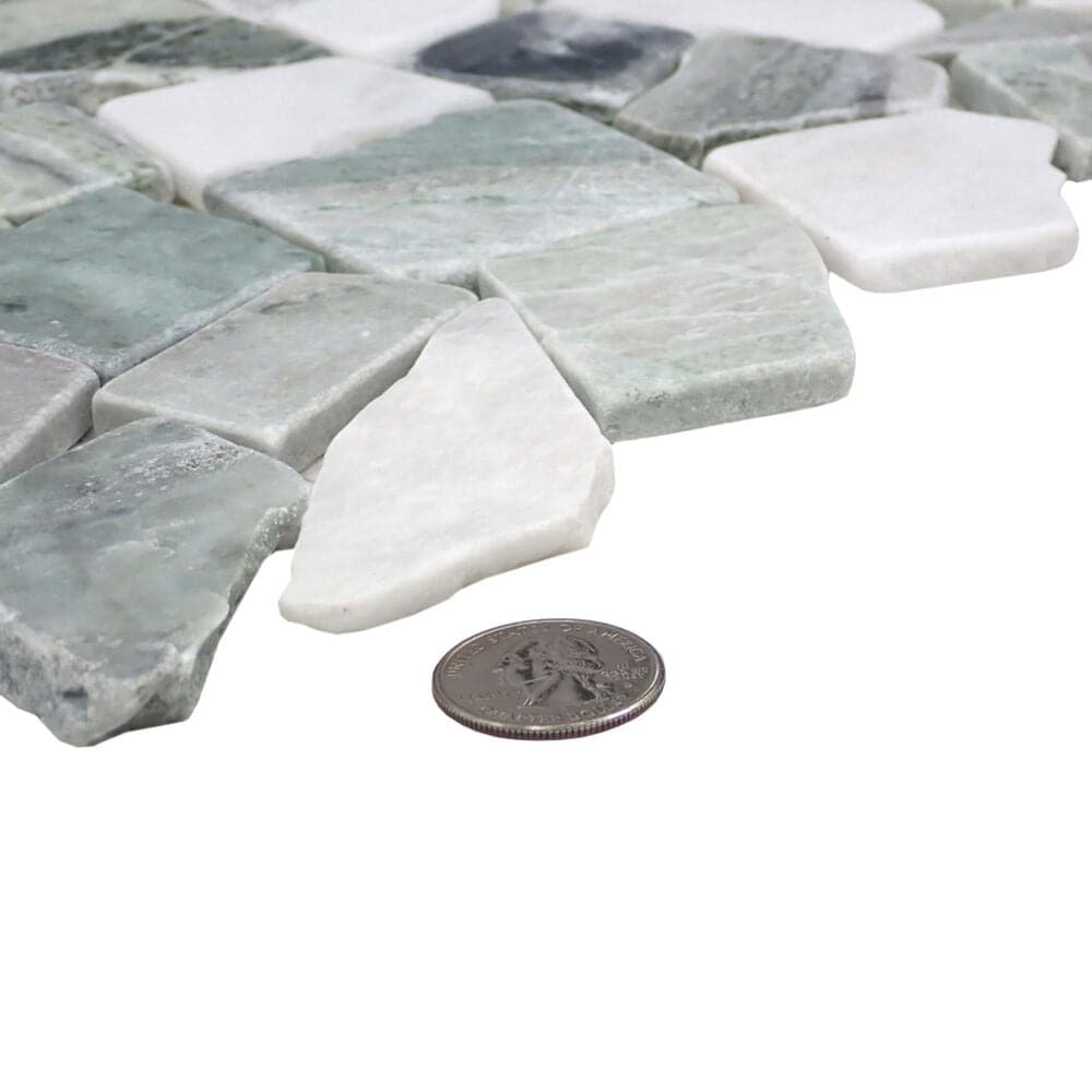 Emser Opuscar Aurora 12" x 12" Honed Natural Stone Mosaic Sheet, , large