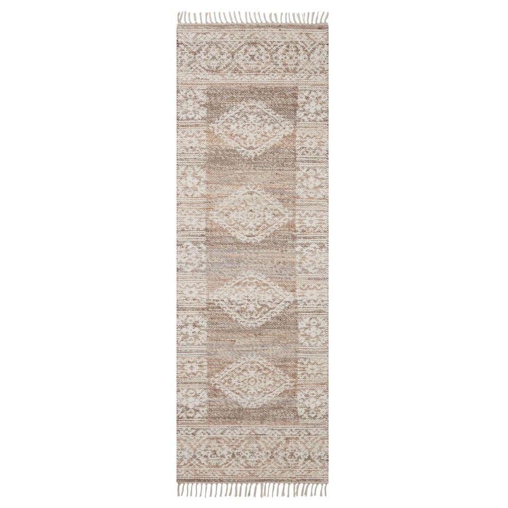 Angela Rose Rivers 2"6" x 7"6" Lilac and Ivory Runner, , large